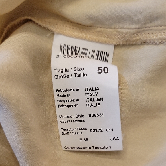 Peserico Italian Silk Blend Top Womens Sz XL Butter Yellow Blouse, Quiet Luxury - Picture 3 of 10